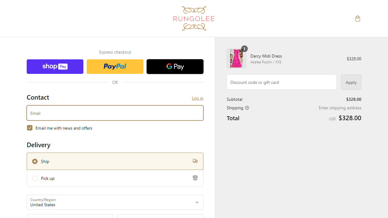 How to apply Rungolee coupon code